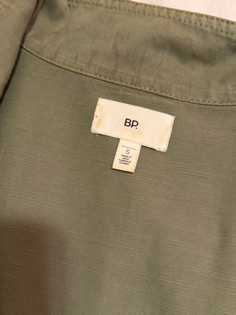Green Cropped Utility Jacket - Picture 4 of 5